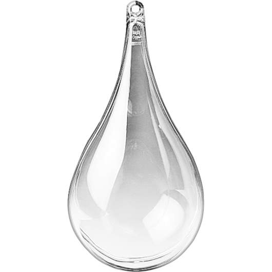 Acrylic drop with suspension eye 14cm divisible